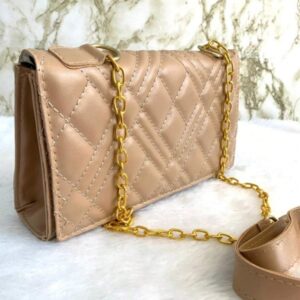 Bolsa Tiracolo Matelassê – Bege Nude